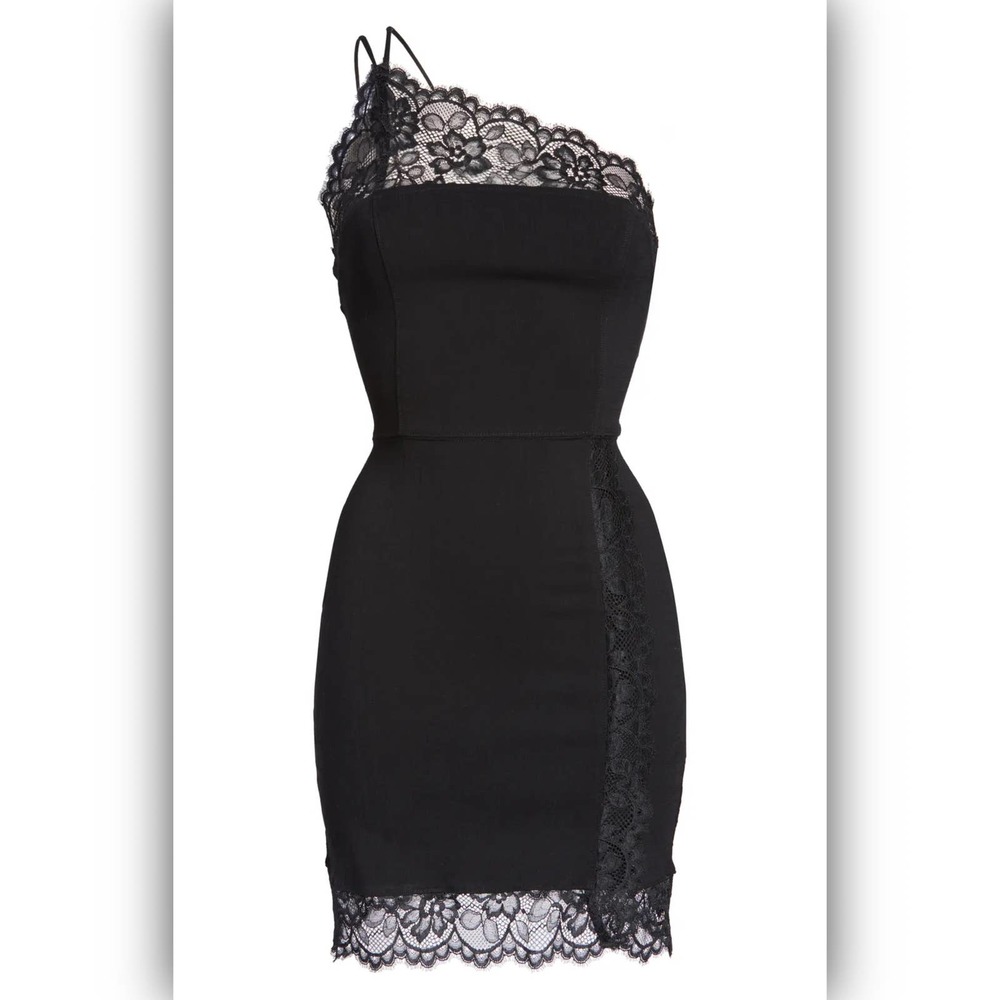Free People Bodycon Dress Mini 1 Shoulder - Picture 5 of 13